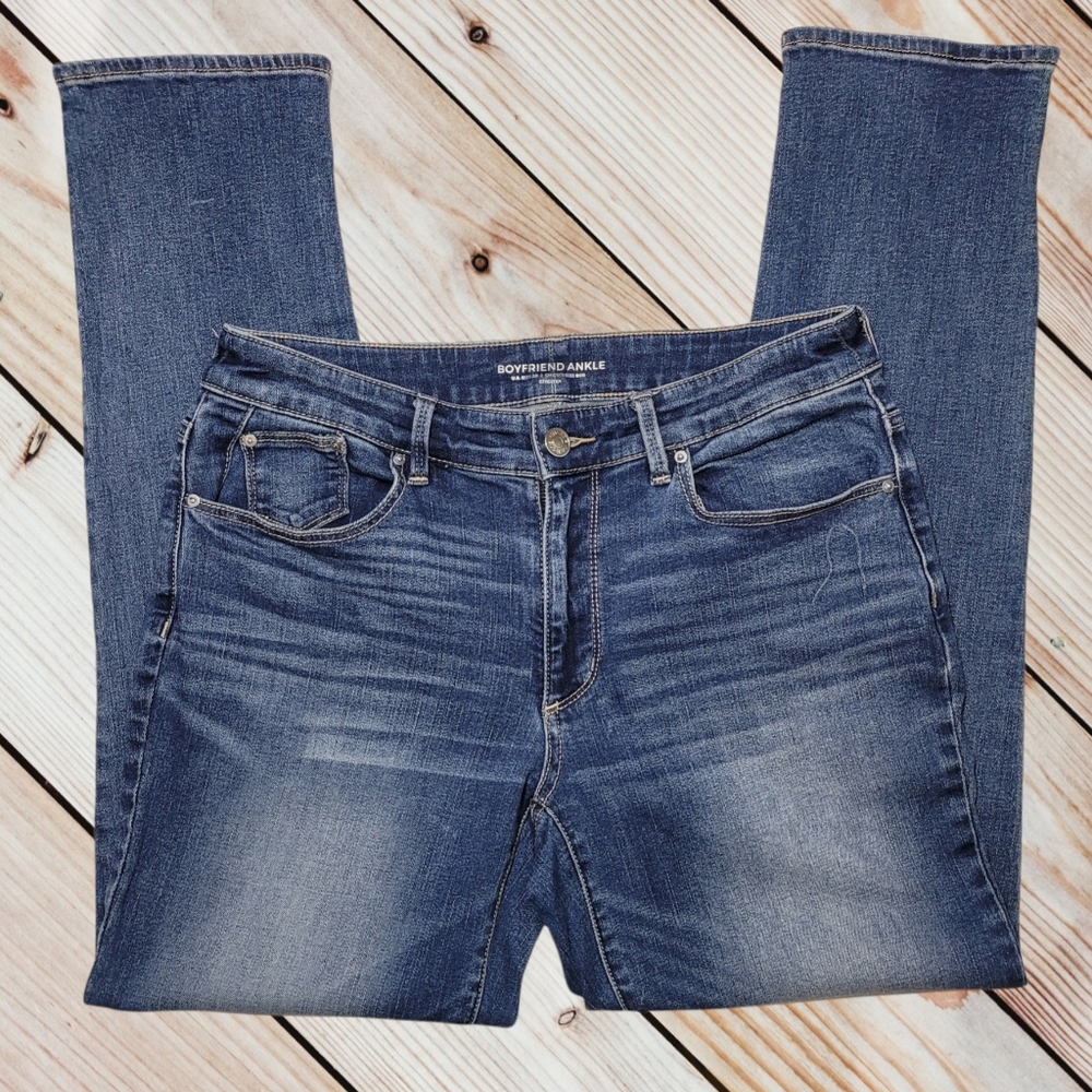 Chico's Boyfriend Ankle Jeans Sz 00R - Picture 2 of 6